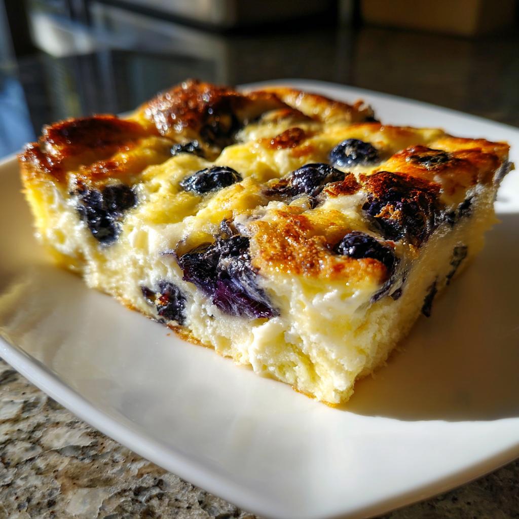 Blueberry Cottage Cheese Breakfast Bake: A Protein-Packed Morning Treat - detail 3