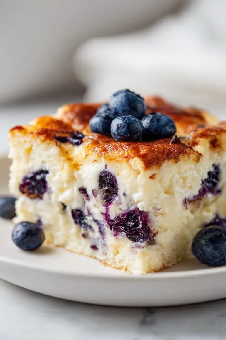 Blueberry Cottage Cheese Breakfast Bake: A Protein-Packed Morning Treat