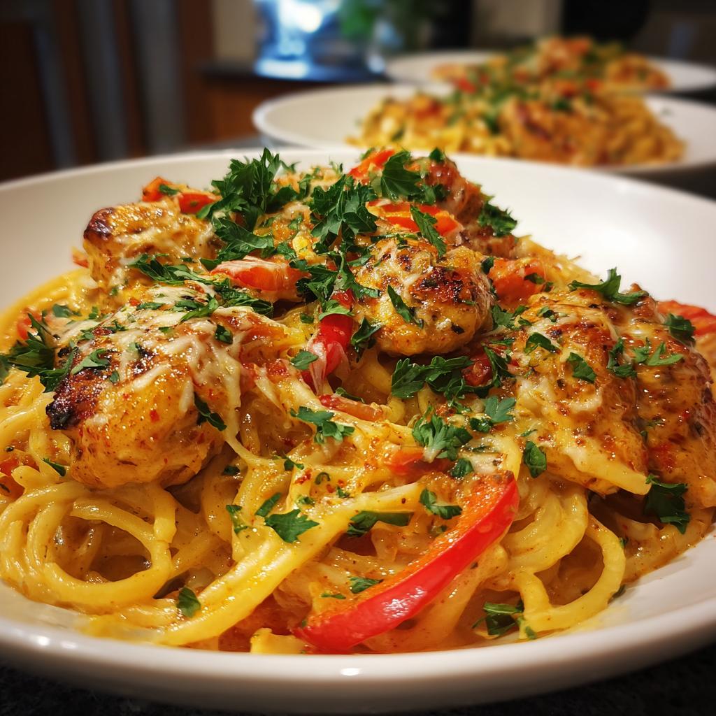 Bold & Creamy Cajun Chicken Spaghetti – Weeknight Comfort with a Kick - detail 1