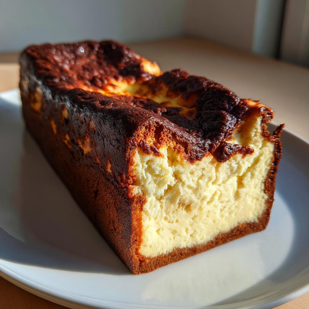 Burnt Basque Cheesecake That Fits Your Loaf Pan - detail 2