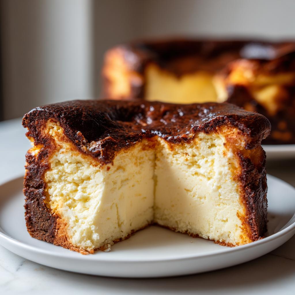 Burnt Basque Cheesecake That Fits Your Loaf Pan - detail 3