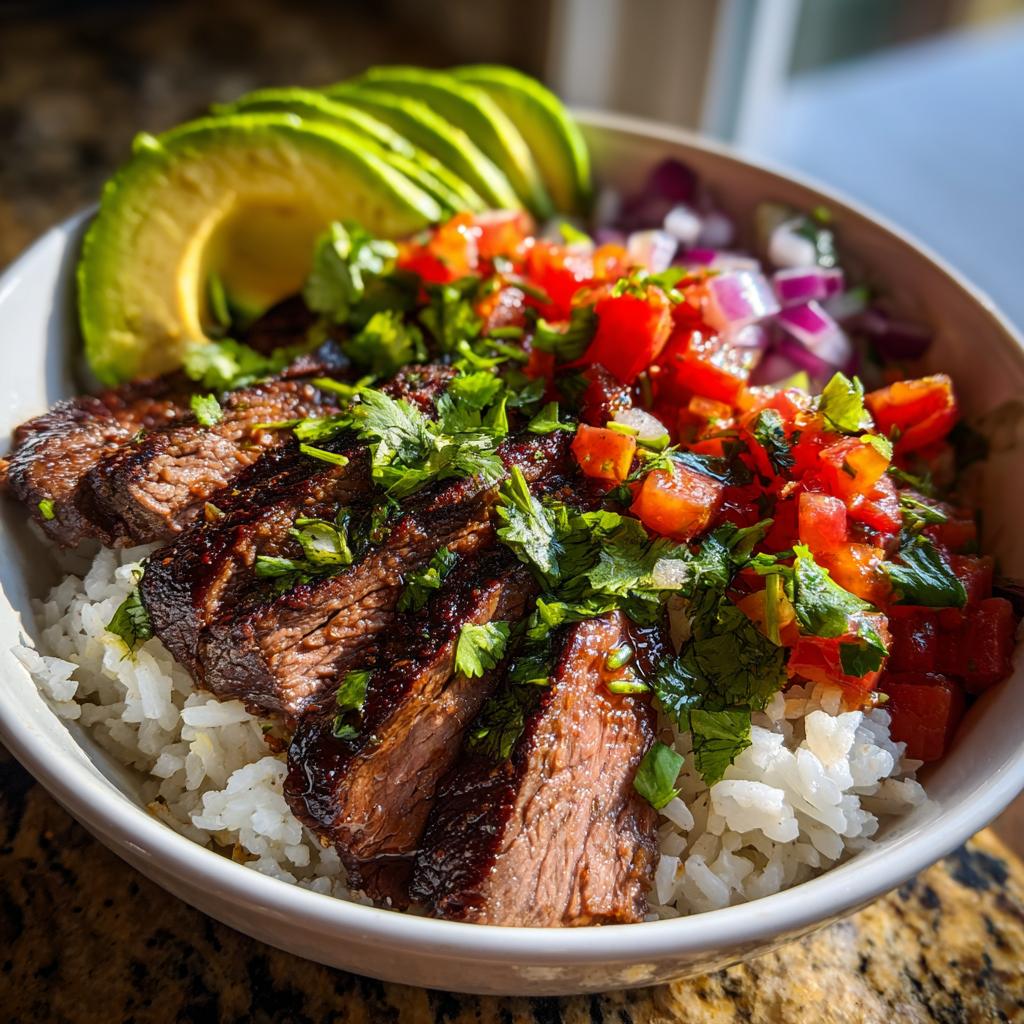 CILANTRO LIME STEAK BOWLS — Fresh, Zesty, and Totally Irresistible! 🍚 - detail 1