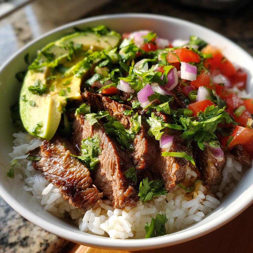 CILANTRO LIME STEAK BOWLS — Fresh, Zesty, and Totally Irresistible! 🍚 - detail 3