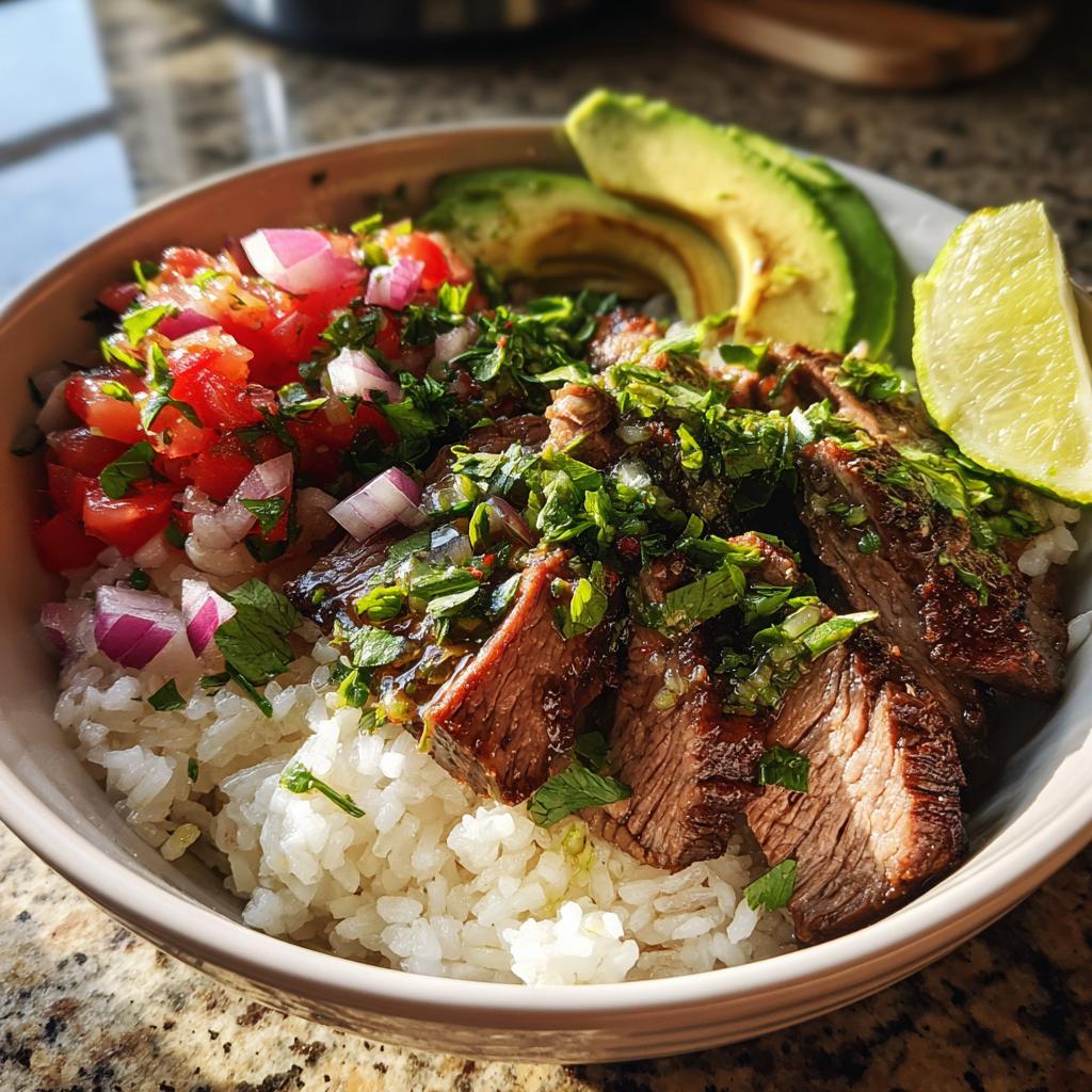 CILANTRO LIME STEAK BOWLS — Fresh, Zesty, and Totally Irresistible! 🍚 - detail 4
