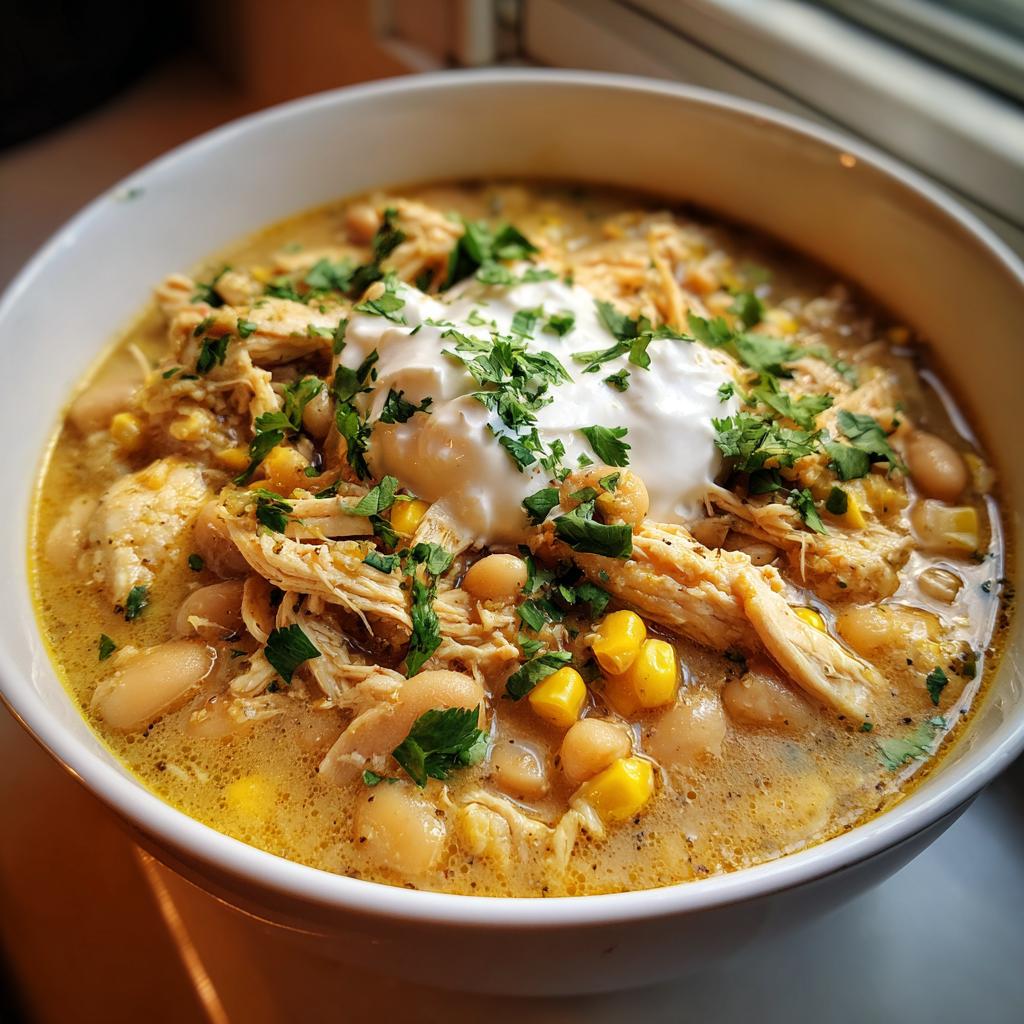 Cajun White Chicken Chili - detail 2