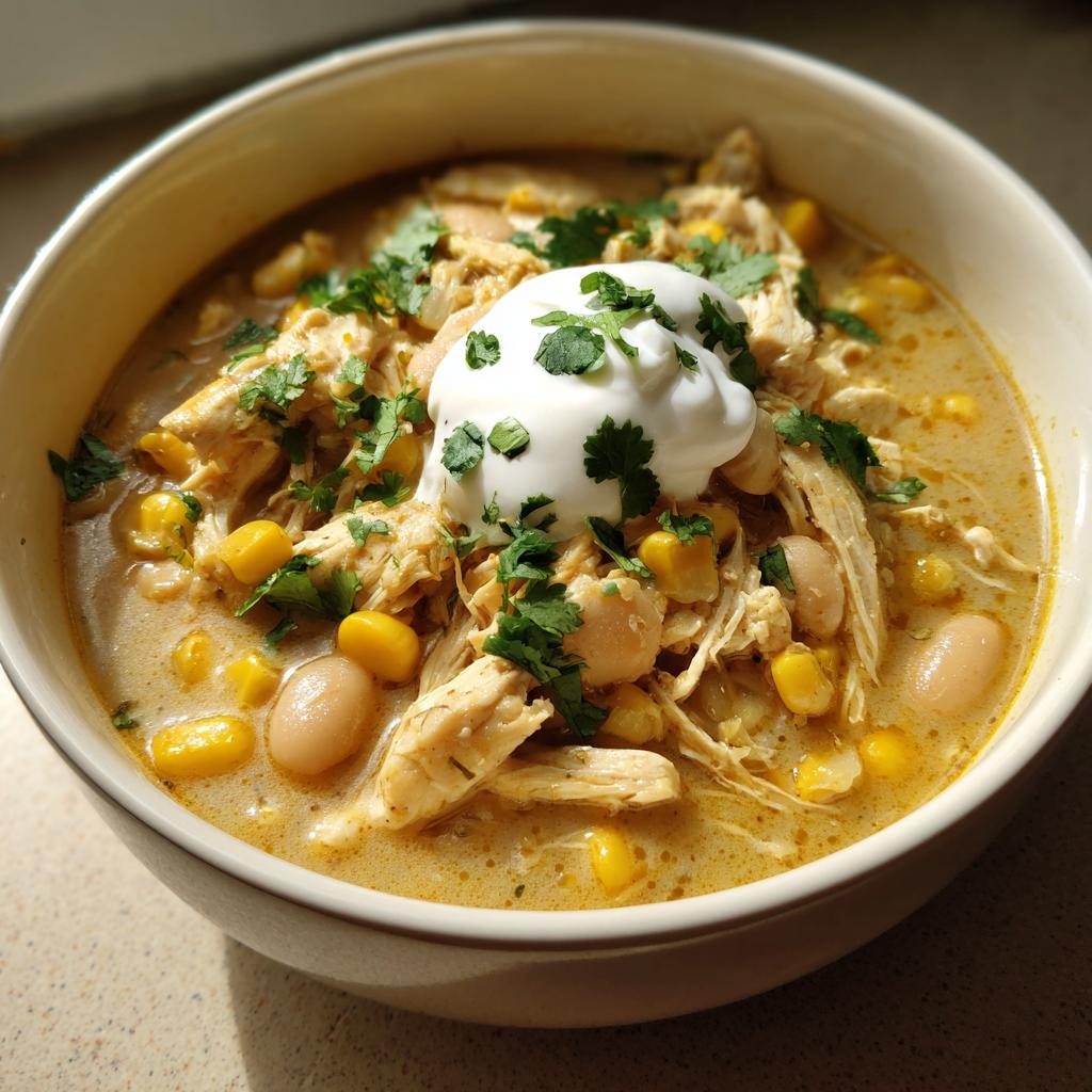 Cajun White Chicken Chili - detail 3