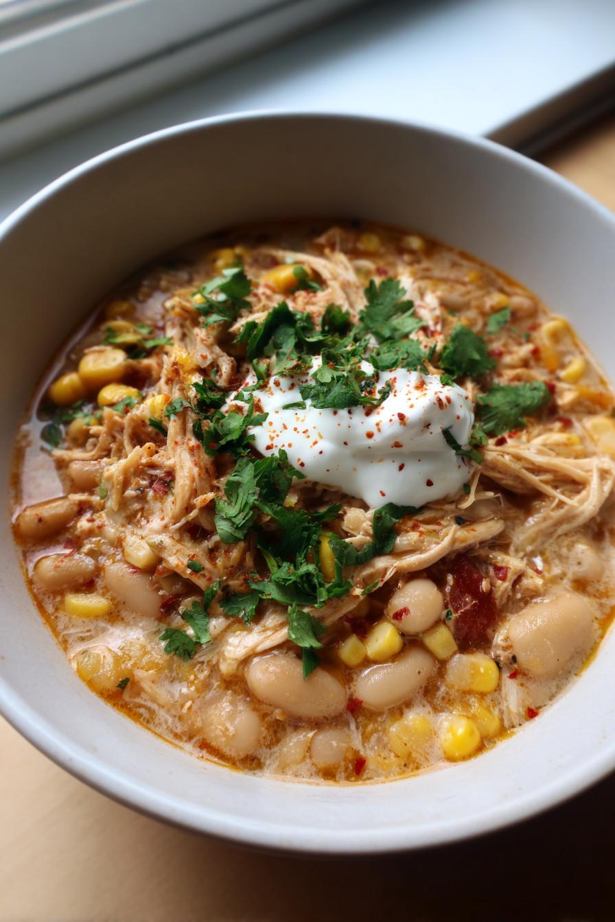 Cajun White Chicken Chili