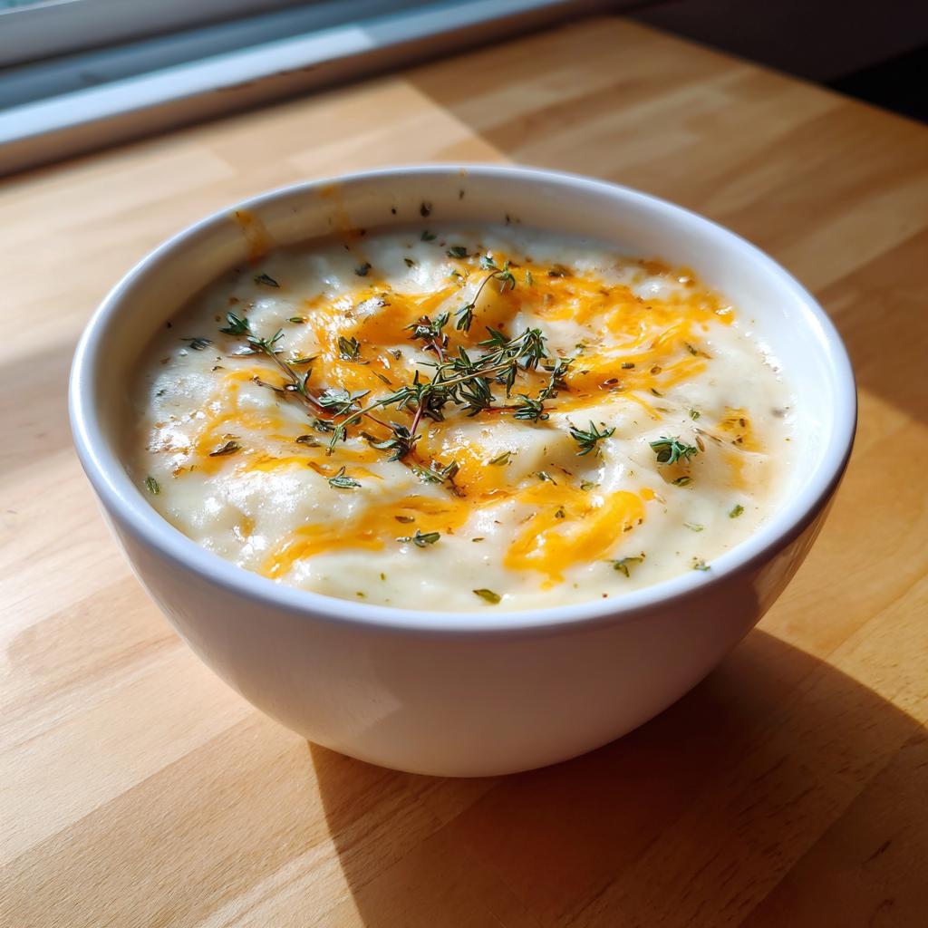 Cheddar Garlic Herb Potato Soup | Cozy & Creamy Comfort Food - detail 3