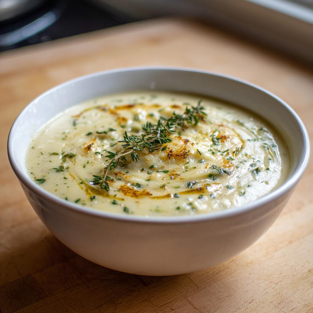 Cheddar Garlic Herb Potato Soup | Cozy & Creamy Comfort Food - detail 1
