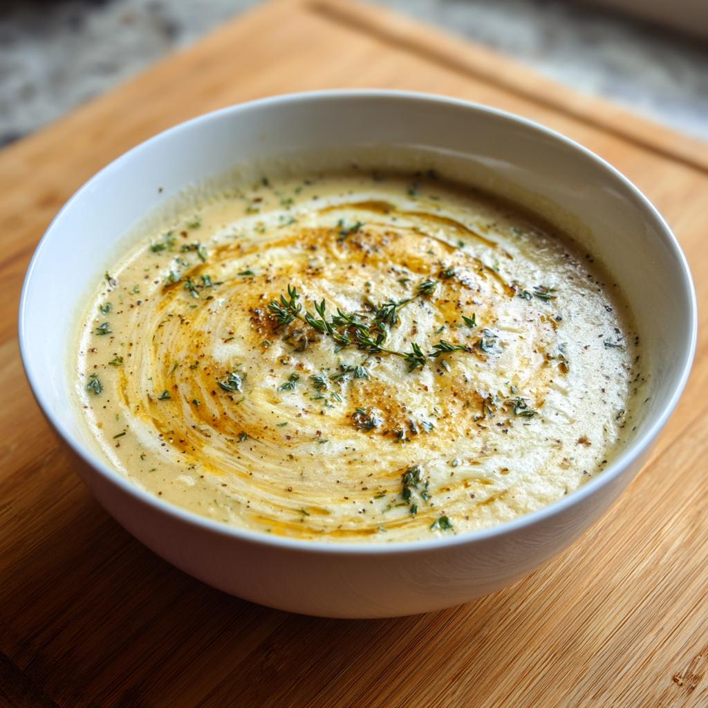 Cheddar Garlic Herb Potato Soup | Cozy & Creamy Comfort Food - detail 2