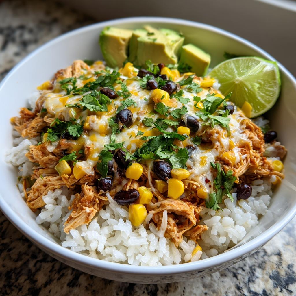 Chicken Burrito Bowl (Slow cooker) - detail 4