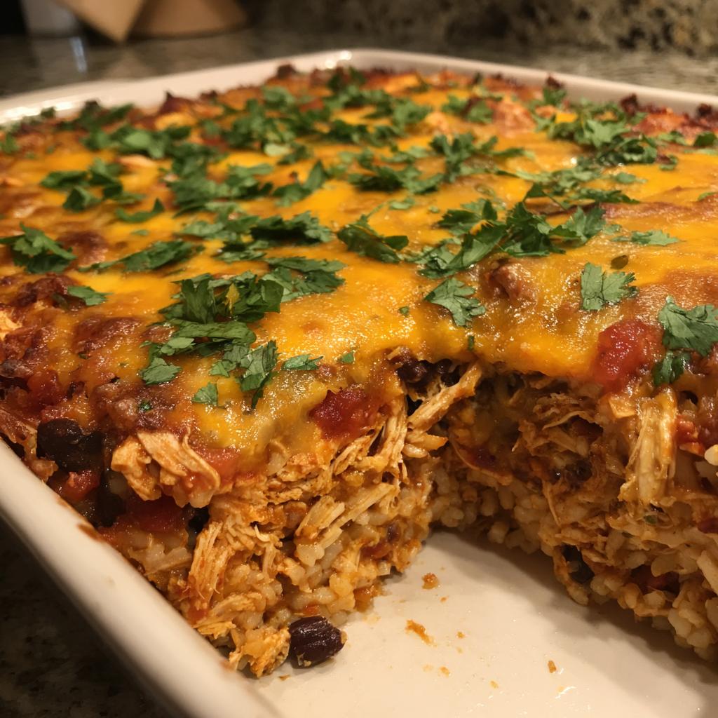 Chicken Burrito Casserole - detail 2