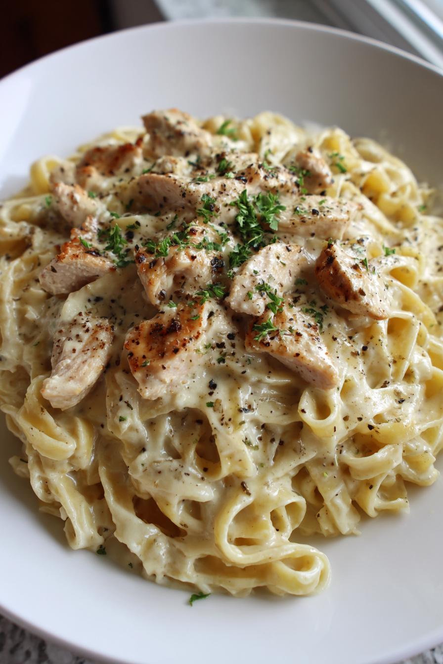 Chicken Fettuccine Alfredo