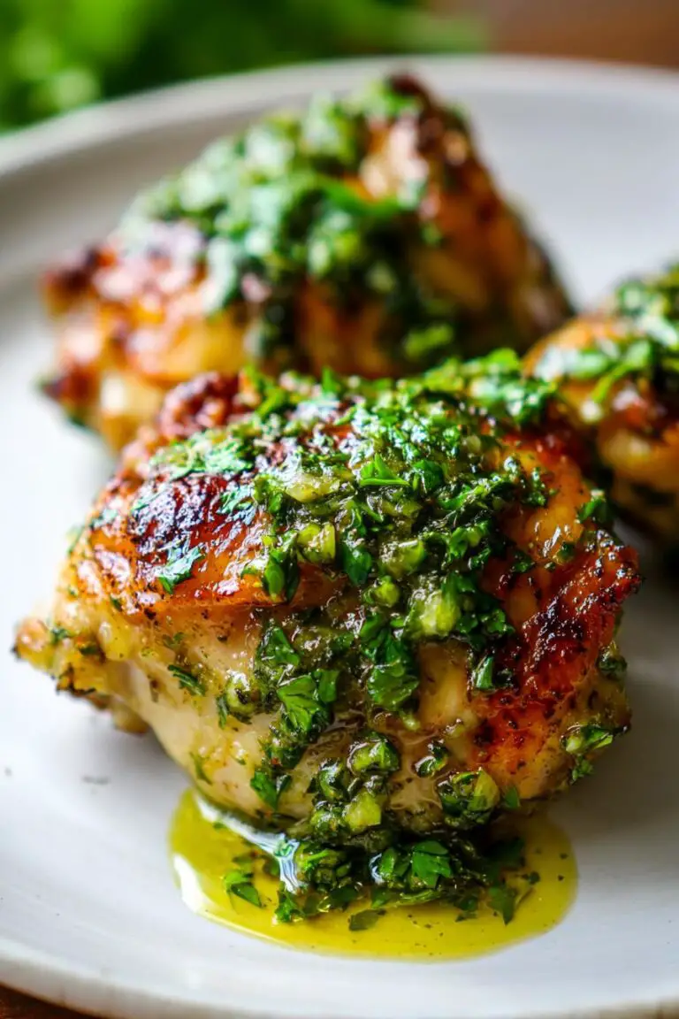 Chimichurri Chicken Thighs