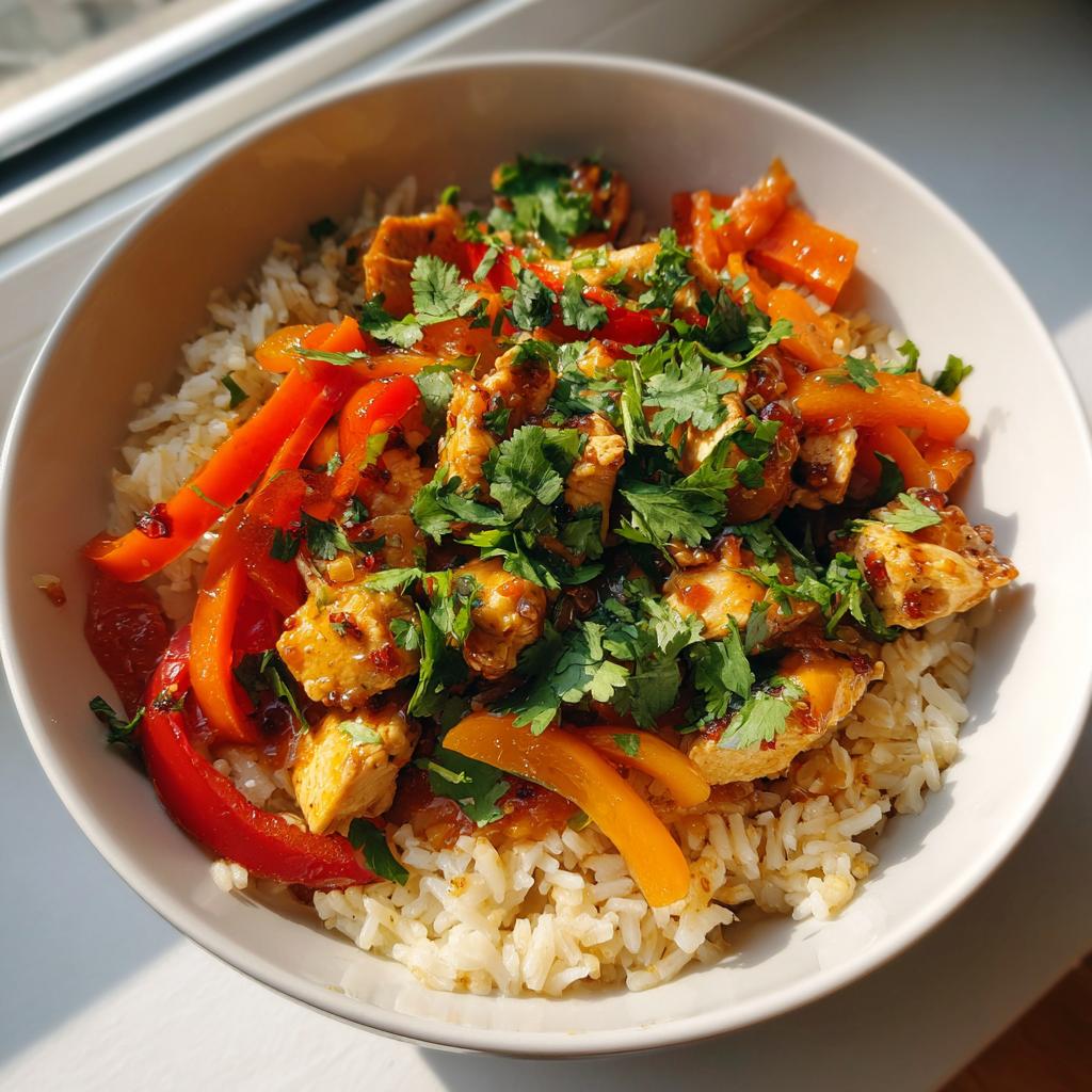 Coconut Chicken Rice Bowl - detail 1