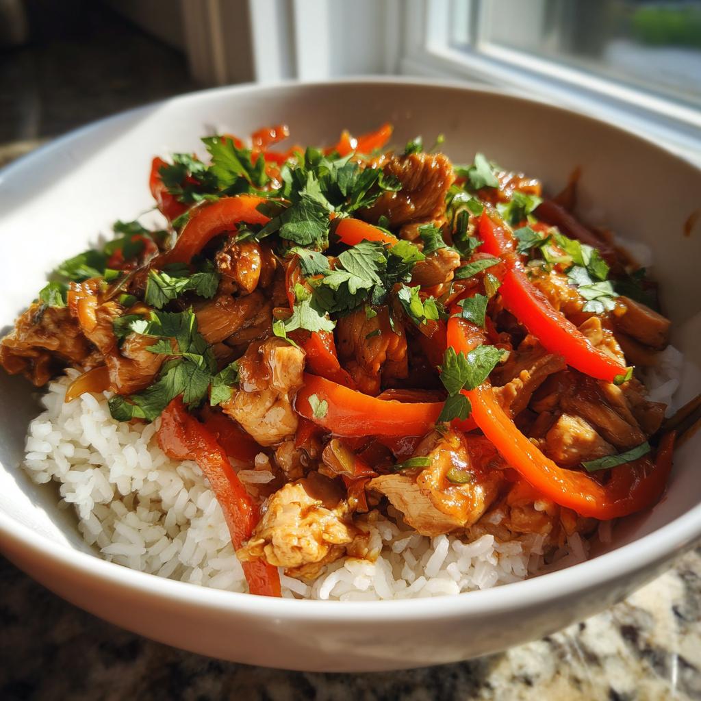 Coconut Chicken Rice Bowl - detail 2