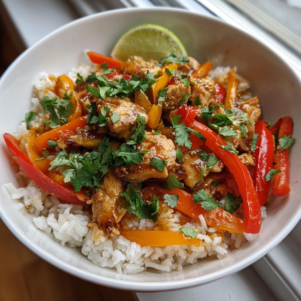 Coconut Chicken Rice Bowl - detail 3