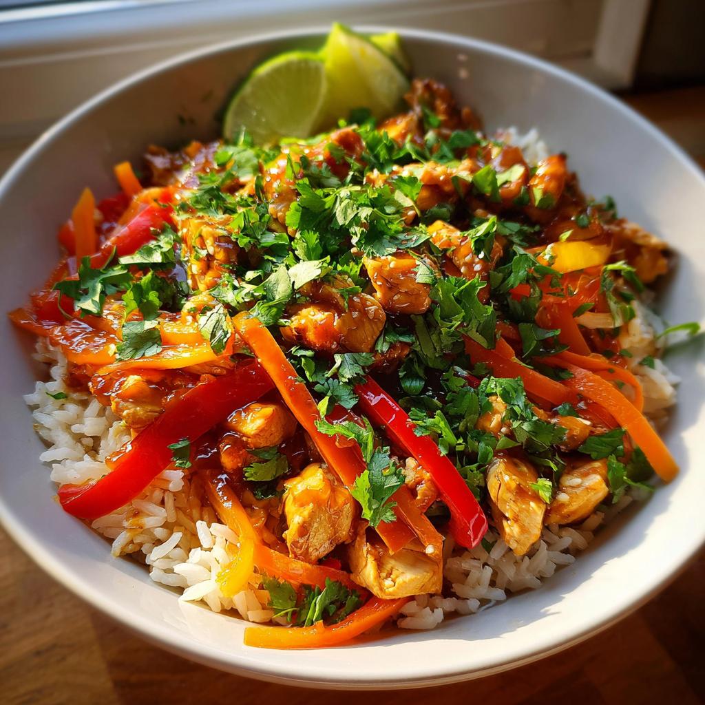 Coconut Chicken Rice Bowl - detail 4