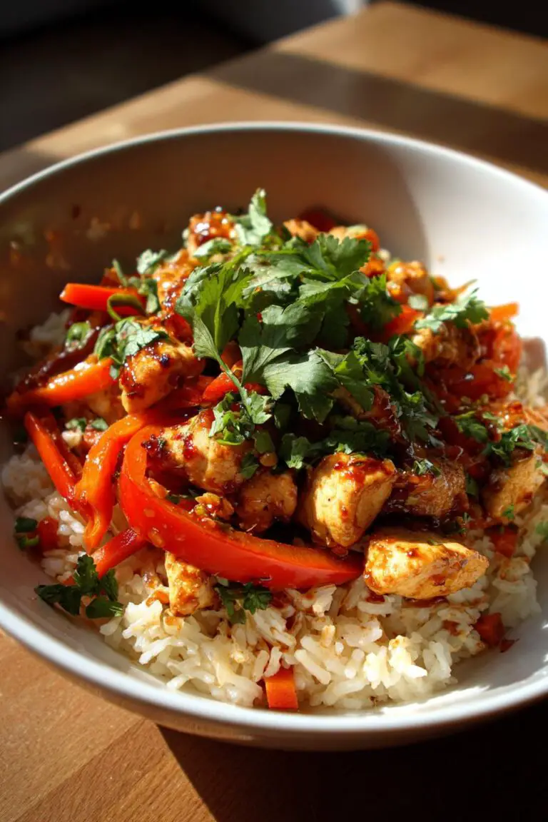 Coconut Chicken Rice Bowl