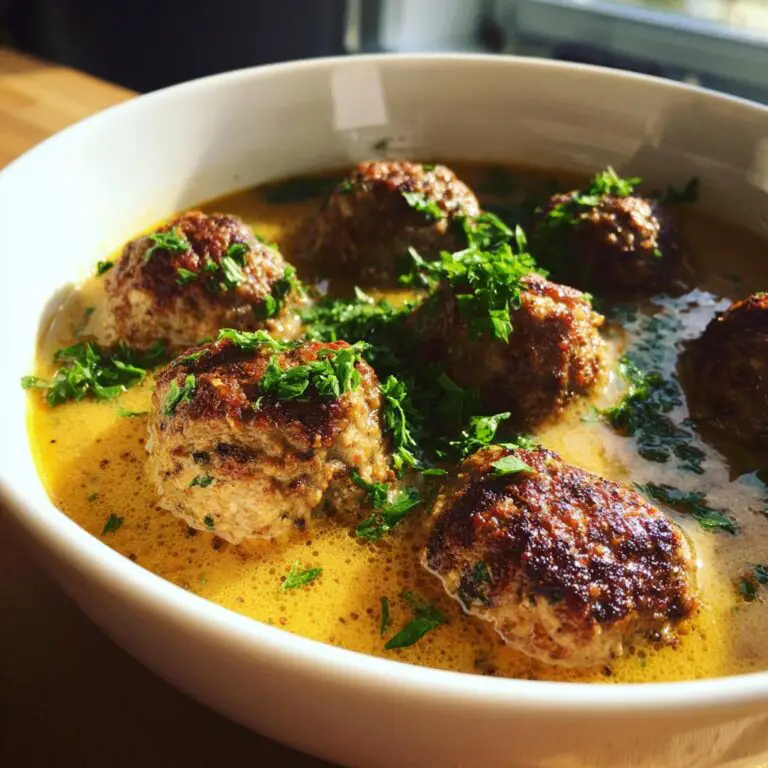 Cozy Swedish Meatball Soup