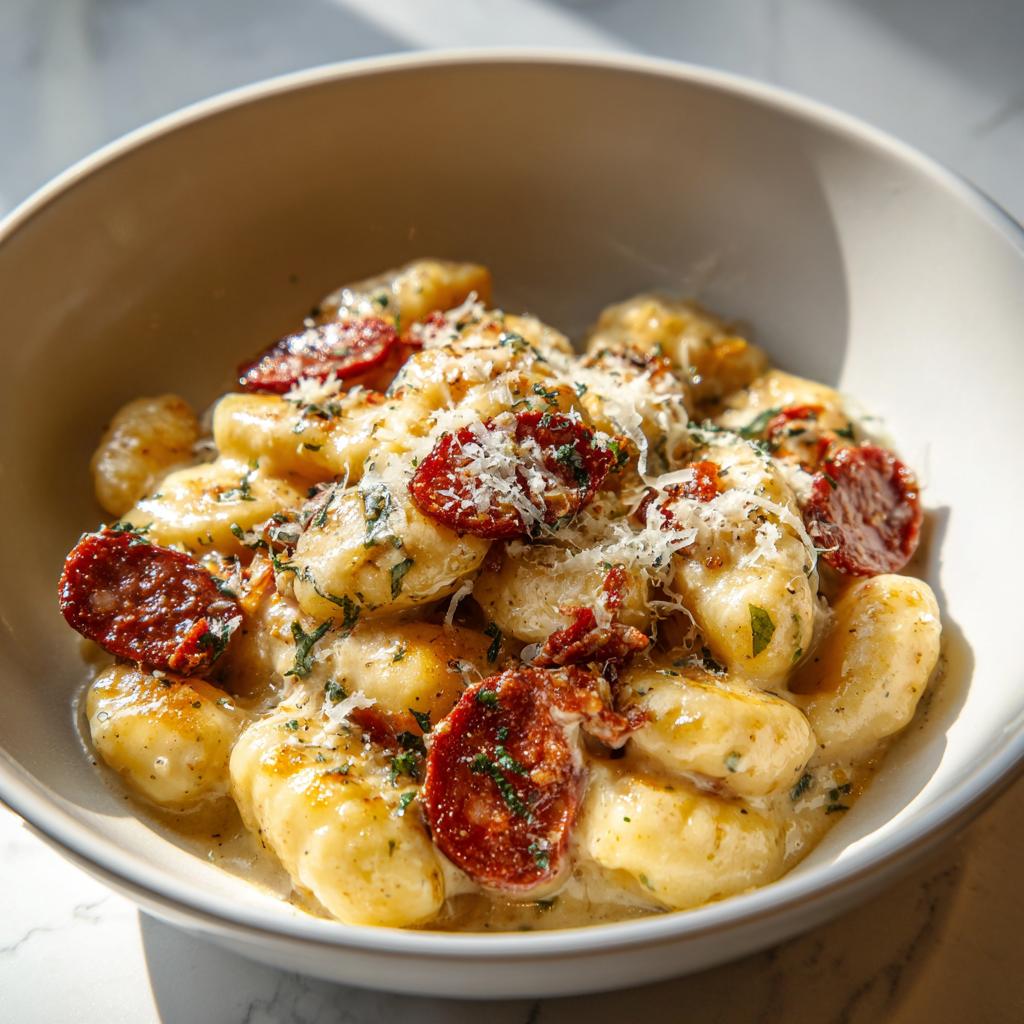 Creamy Chorizo Gnocchi - detail 2