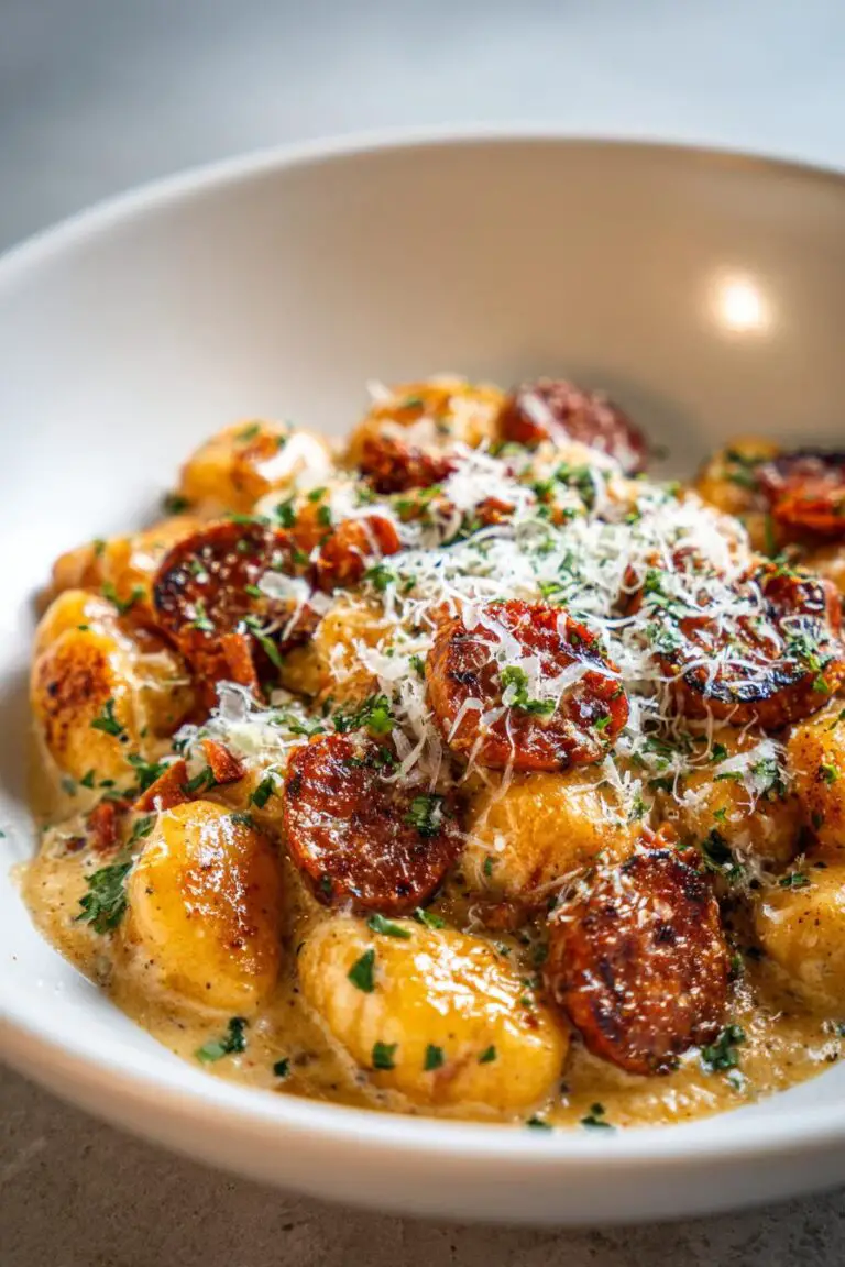 Creamy Chorizo Gnocchi