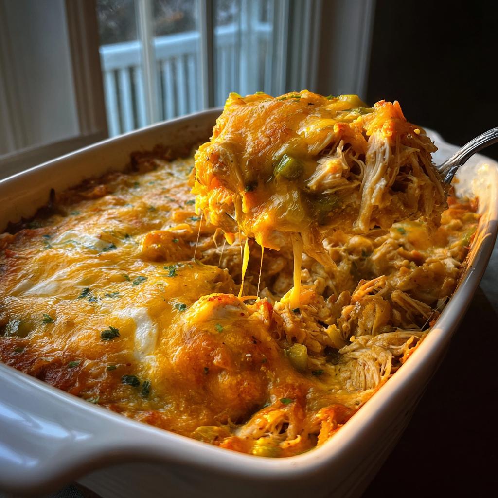 Creamy Low Carb Chicken Casserole - detail 2