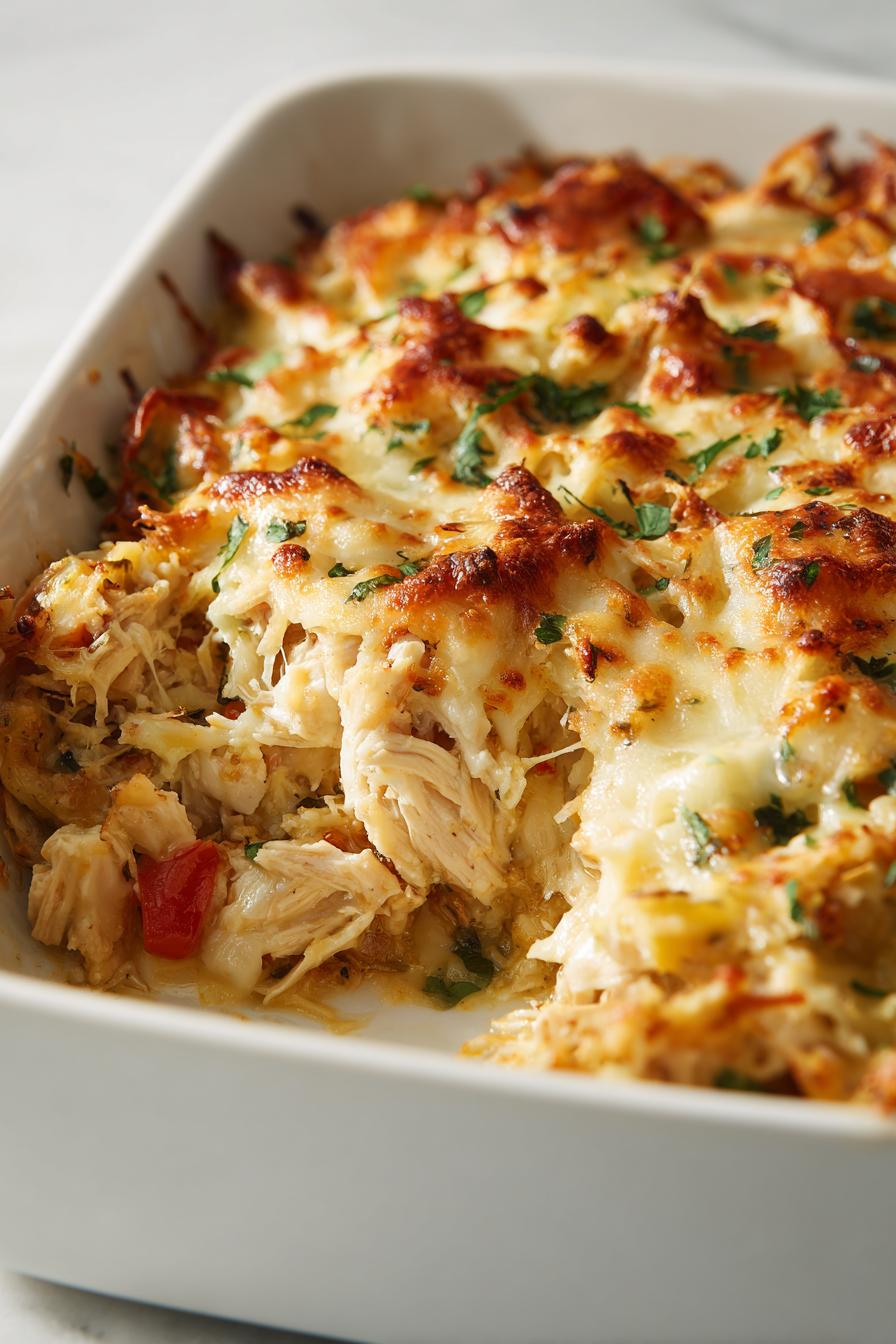 Creamy Low Carb Chicken Casserole
