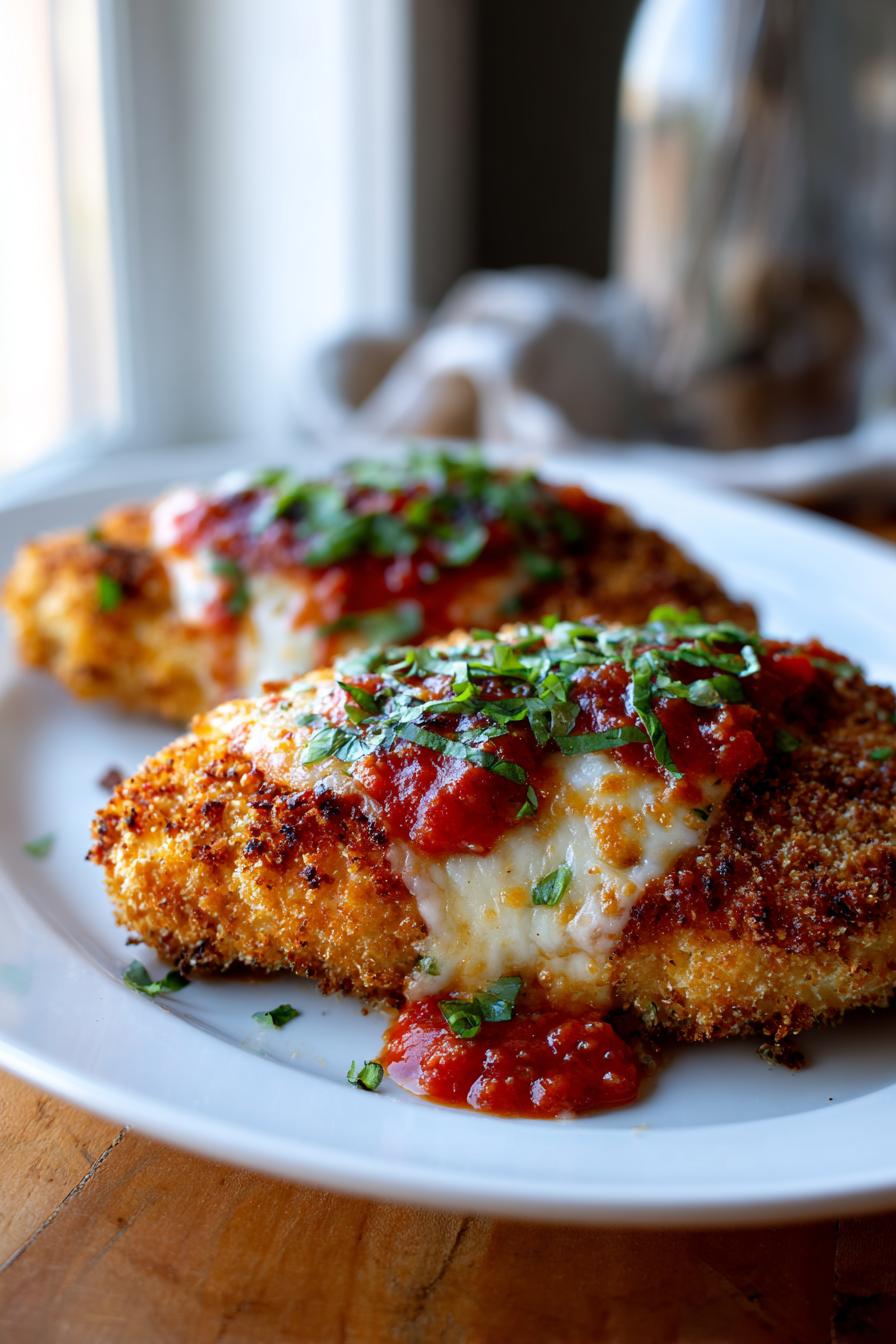 Crispy Air Fryer Chicken Parmesan: A Healthy Twist on a Classic!