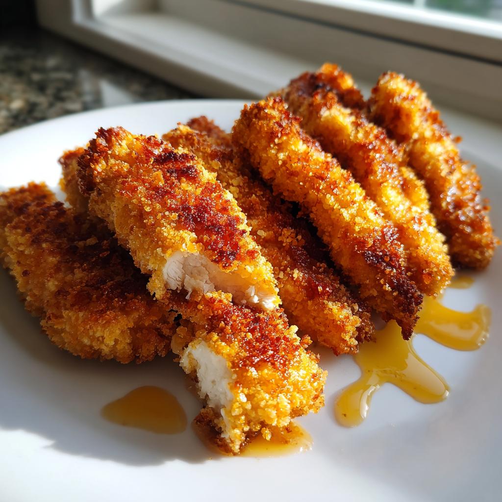 Crispy Homemade Baked Chicken Tenders - detail 1
