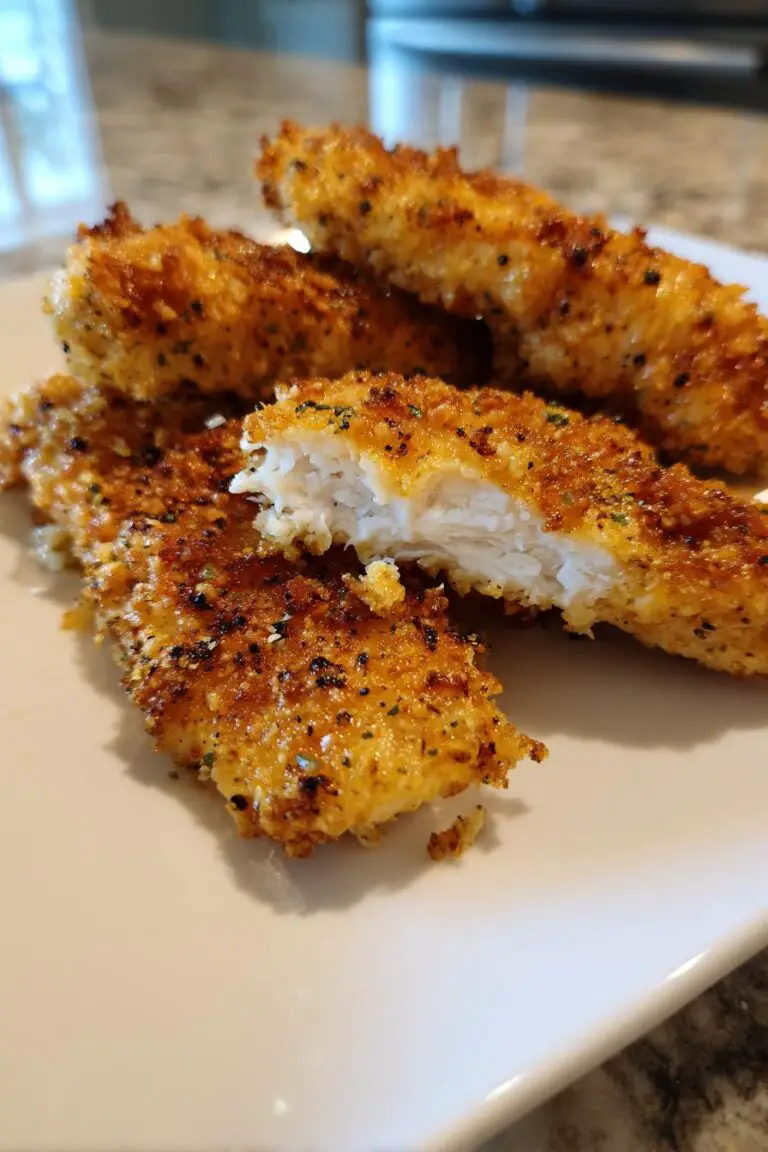 Crispy Homemade Baked Chicken Tenders