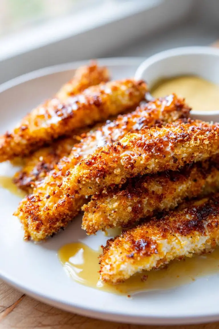 Crispy Homemade Baked Chicken Tenders