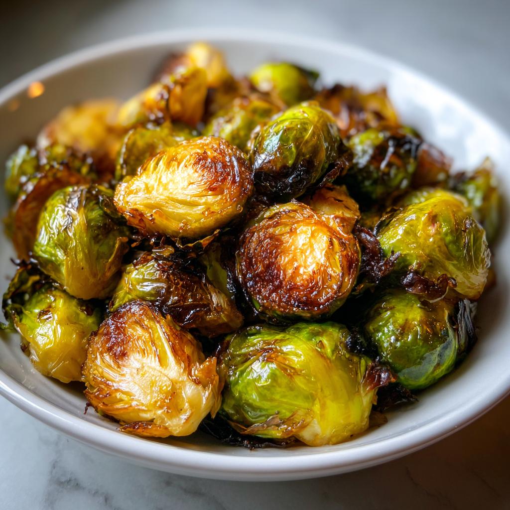 Crispy Honey Balsamic Brussels Sprouts - Easy & Healthy - detail 2