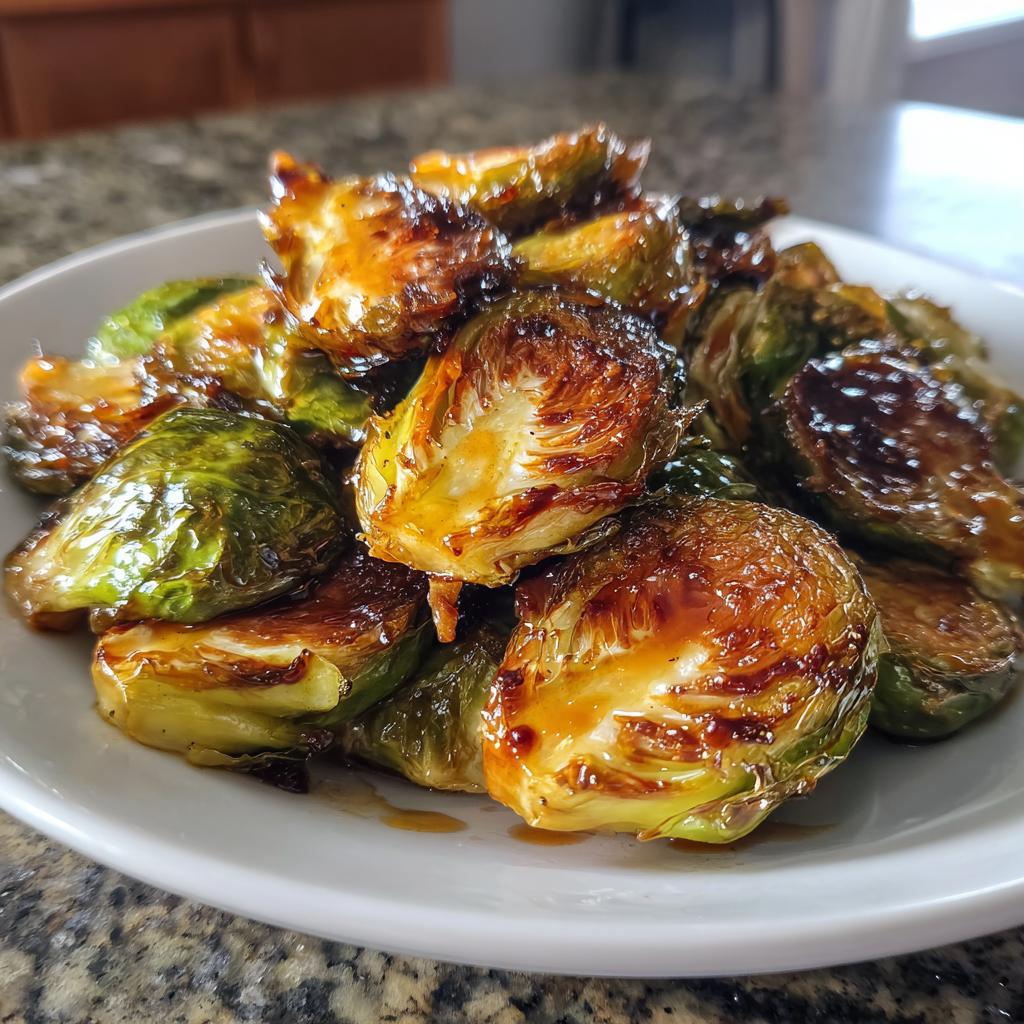 Crispy Honey Balsamic Brussels Sprouts - Easy & Healthy - detail 4