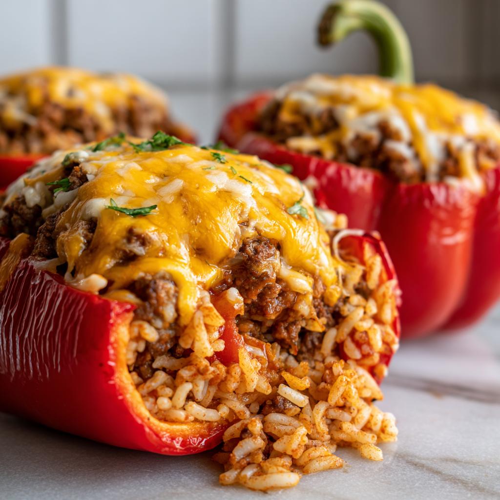 EASY STUFFED BELL PEPPERS - detail 1