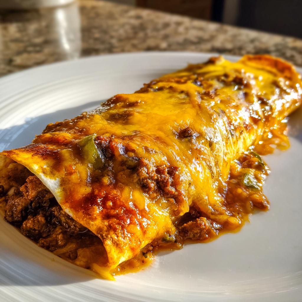 Easy Cheesy Ground Beef Enchiladas - One-Pan Family Favorite! - detail 3
