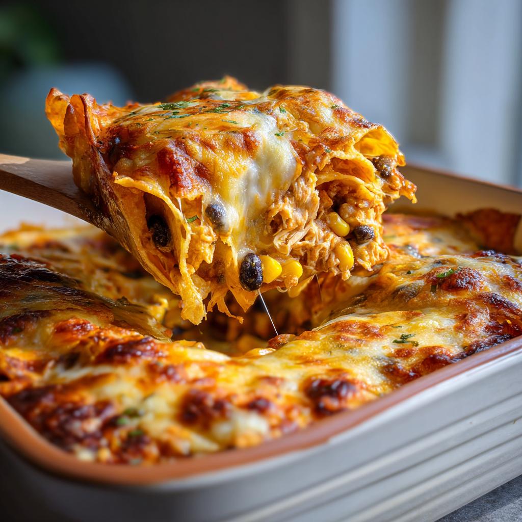 Easy Chicken Burrito Casserole - detail 1