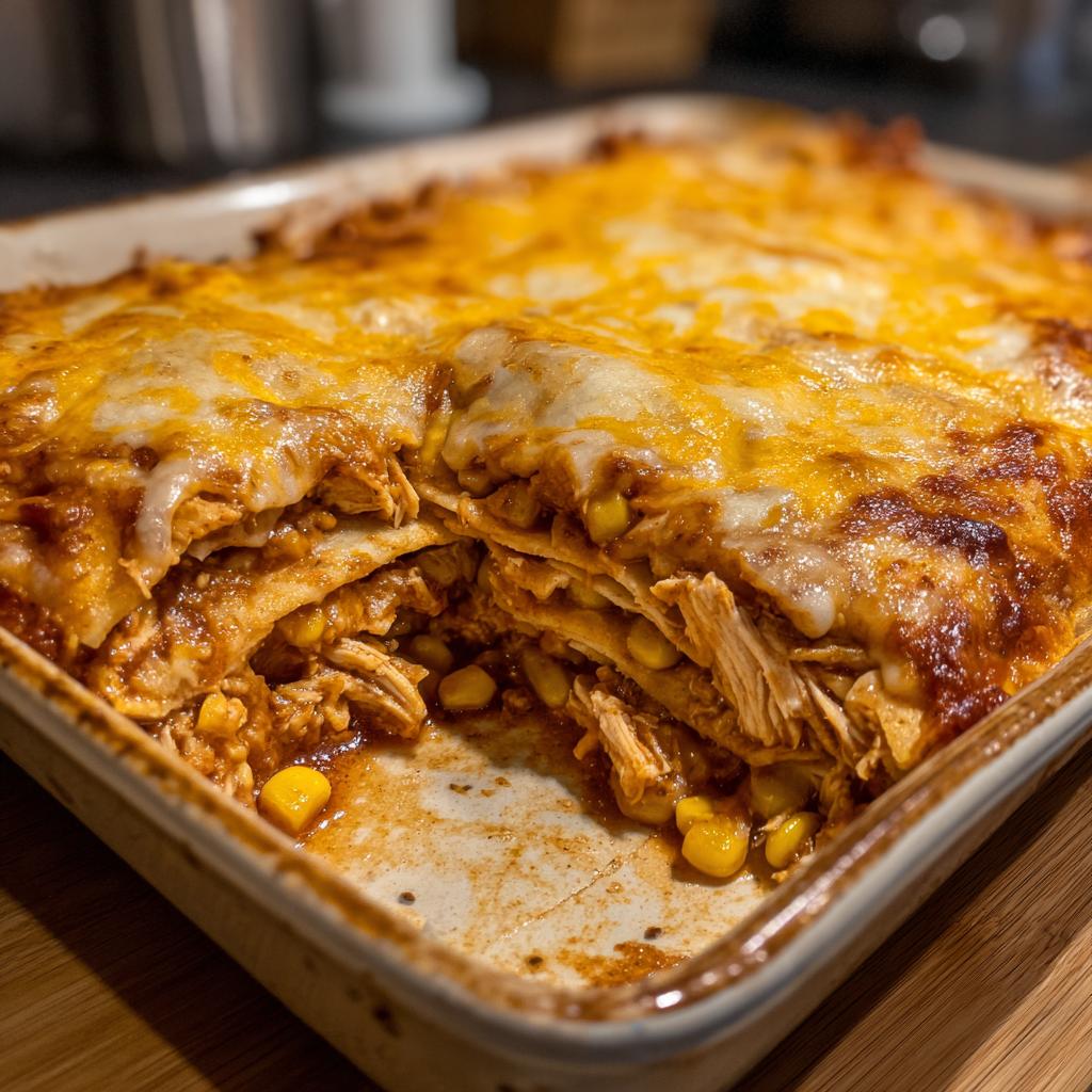 Easy Chicken Burrito Casserole - detail 3