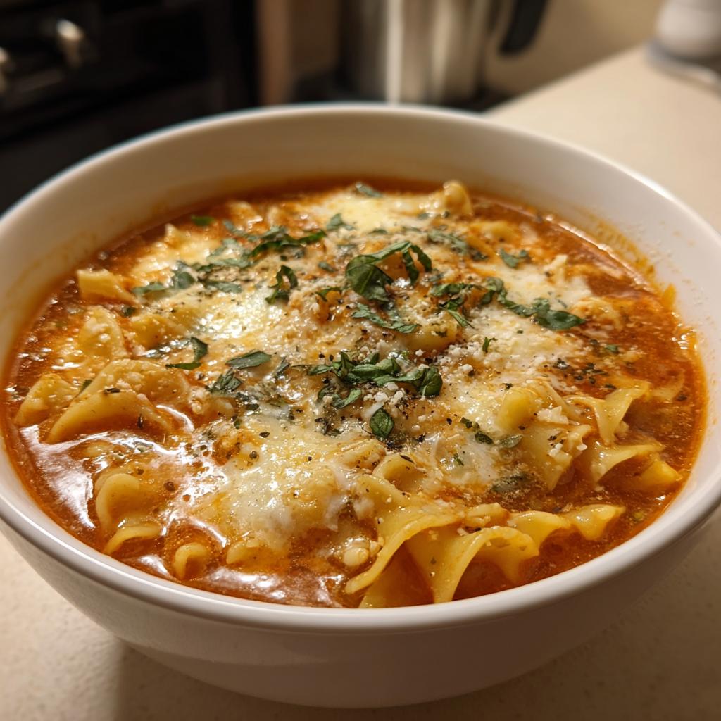 Easy Creamy Lasagna Soup - detail 2