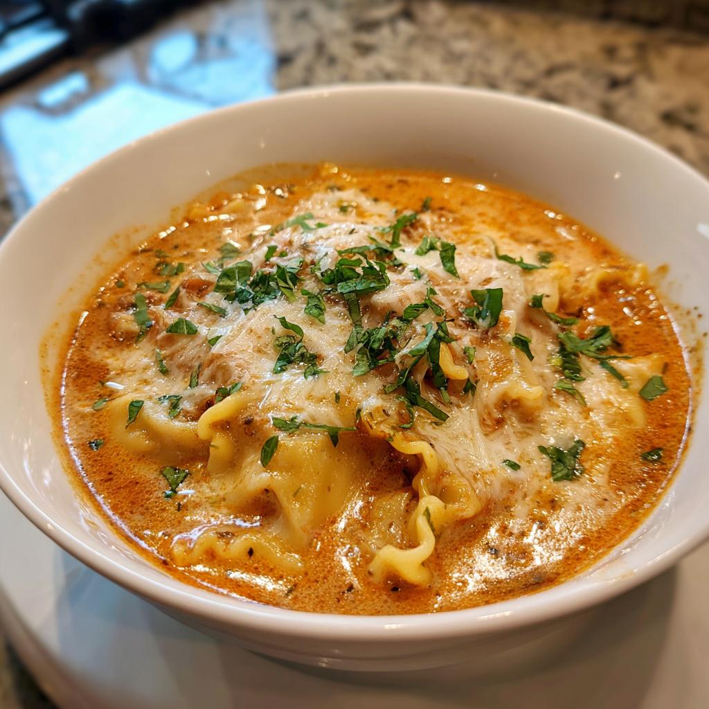 Easy Creamy Lasagna Soup - detail 4