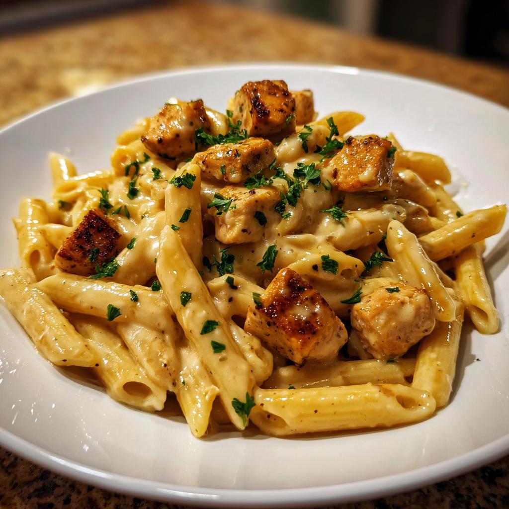 Easy Garlic Parmesan Chicken Pasta Recipe for a Healthy Dinner - detail 2