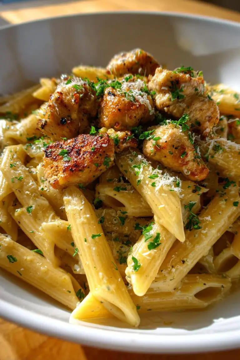 Easy Garlic Parmesan Chicken Pasta Recipe for a Healthy Dinner