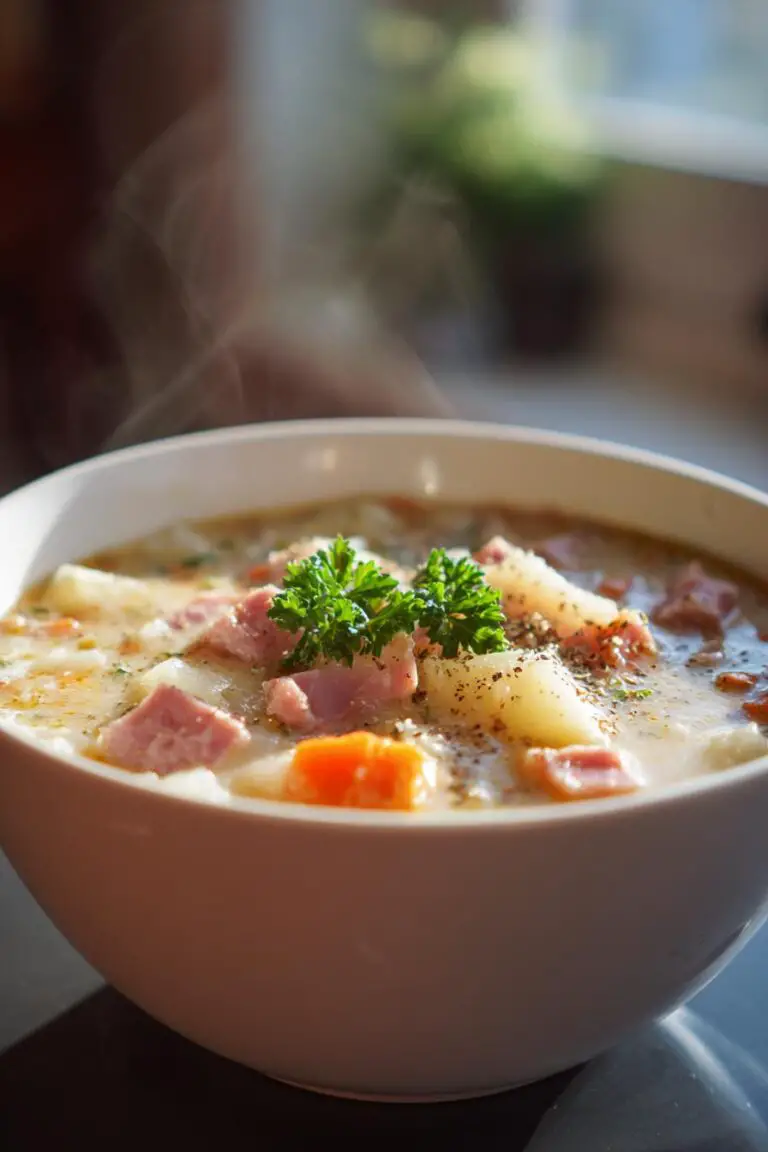 Easy One Pot Ham and Potato Soup