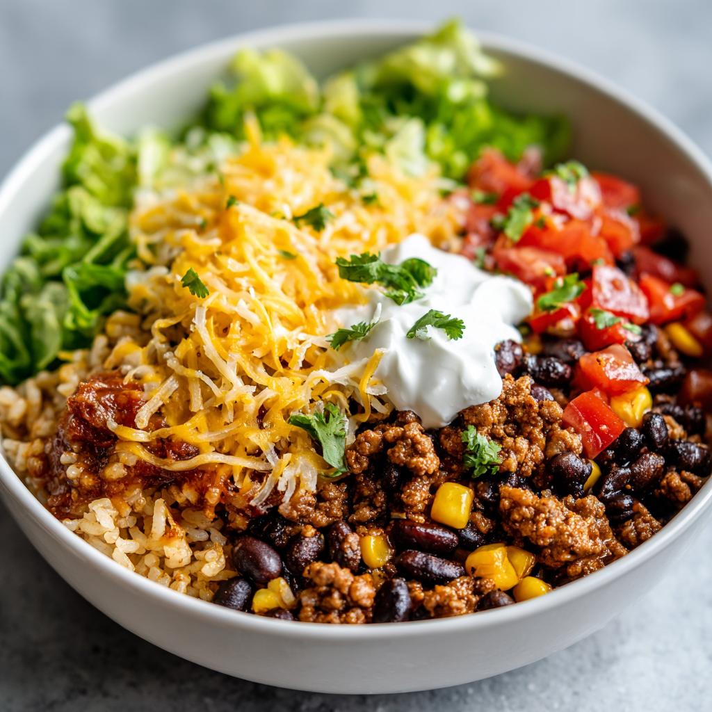 Easy Taco Rice Bowl – Quick and Healthy Dinner Idea - detail 4