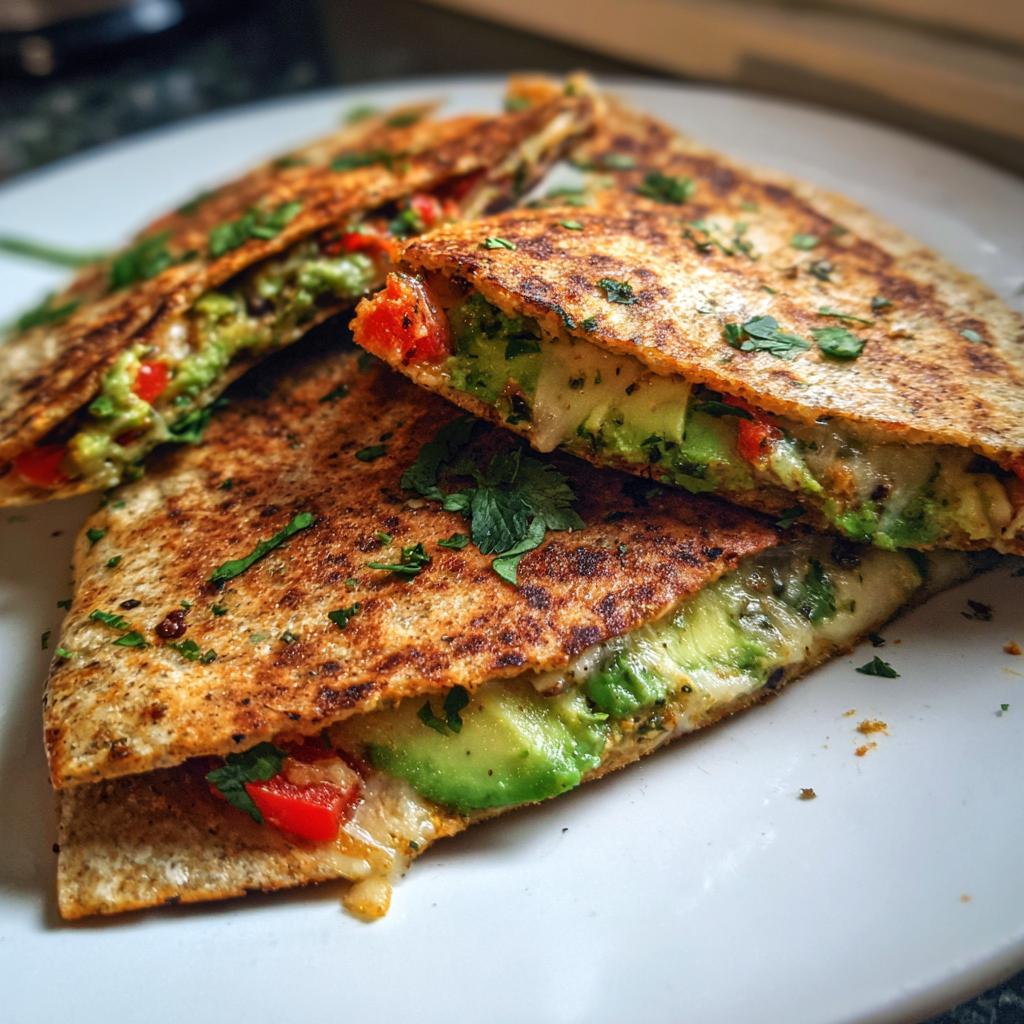 Easy Vegan Quesadillas With Black Beans And Avocado - detail 4