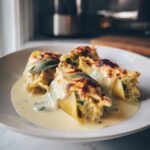 Fall in Love with Pumpkin & Gouda Stuffed Shells in Brown Butter Sage Alfredo Sauce