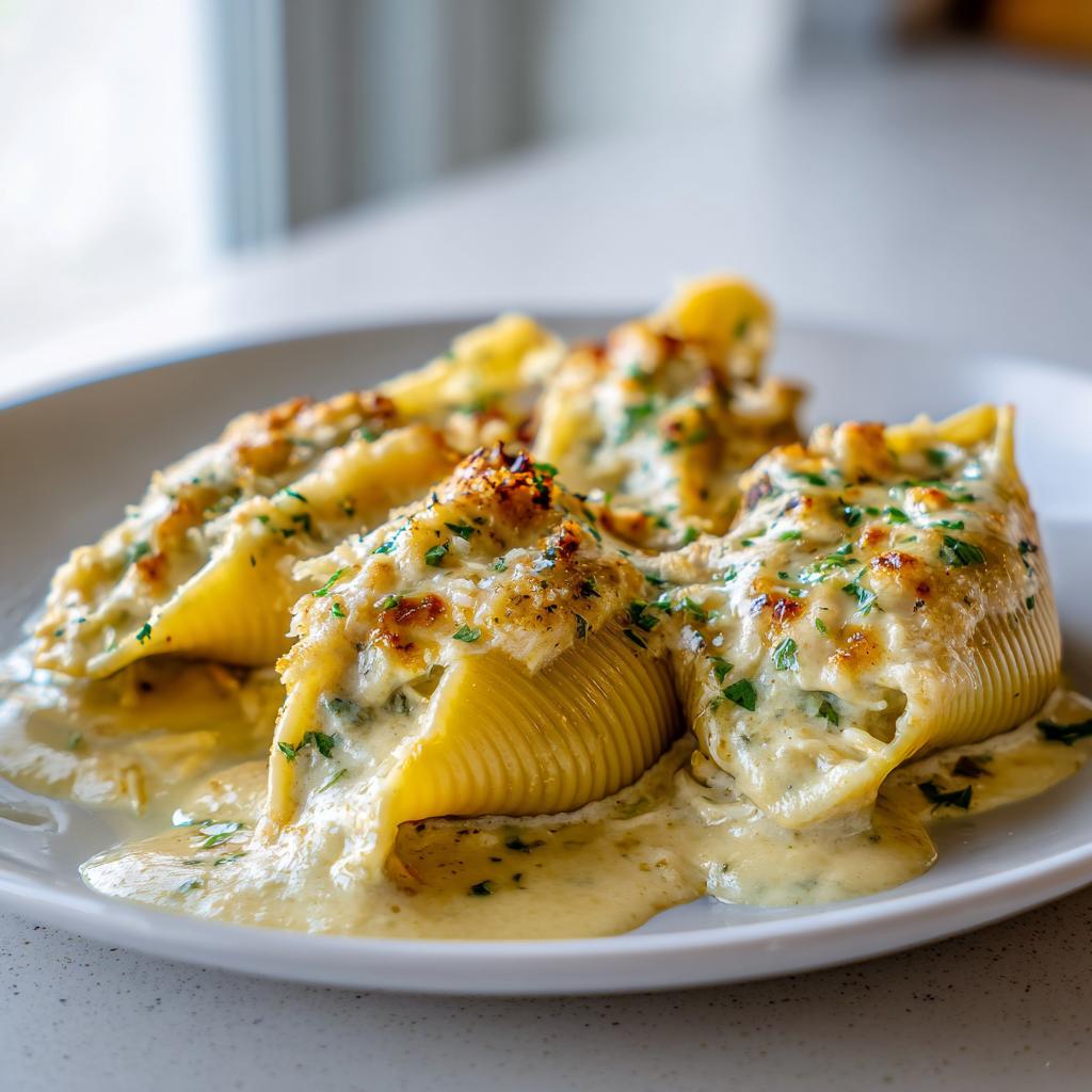 Fall in Love with Pumpkin & Gouda Stuffed Shells in Brown Butter Sage Alfredo Sauce - detail 2