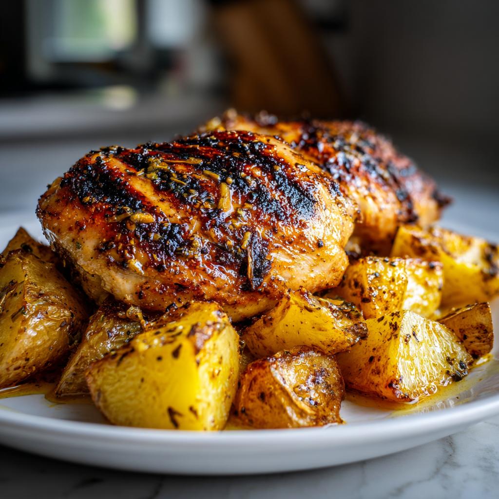 Garlic Butter Chicken and Potato Recipe - detail 2
