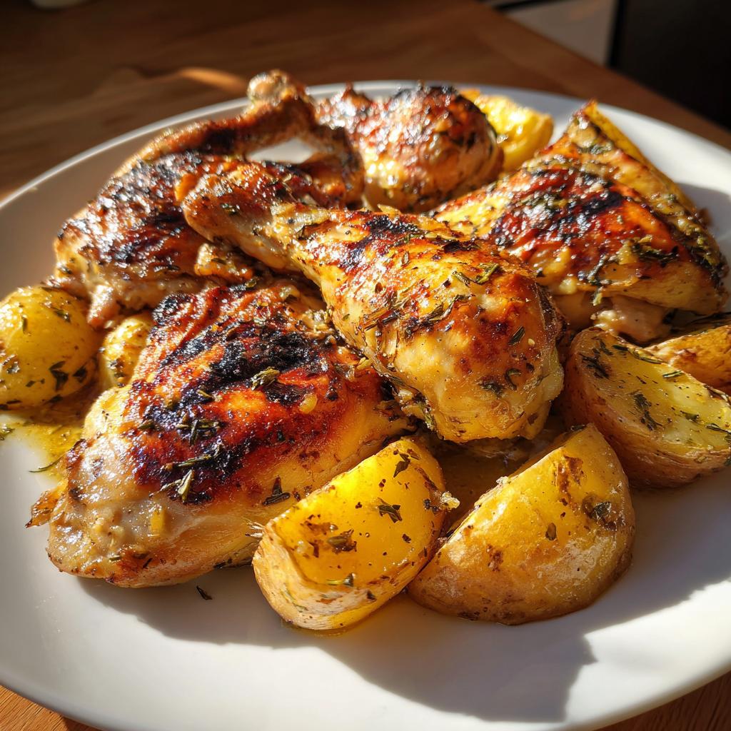 Garlic Butter Chicken and Potato Recipe - detail 4