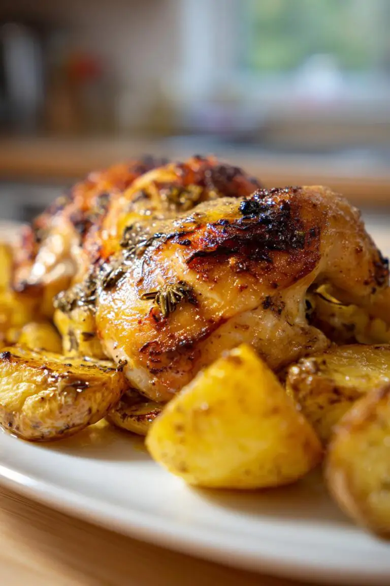 Garlic Butter Chicken and Potato Recipe